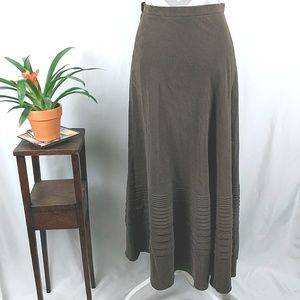 Jones NY  Silk/Linen Blend Maxi Skirt